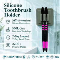 Support mural auto-adhésif en silicone pour serviettes et brosses à dents, amovible, robuste, sans perçage, pour salle de bain