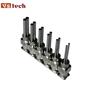 เข็มฉีดยาแบบใช้แล้วทิ้งสำหรับอุตสาหกรรม ขนาด 14G-26G ปลายทู่ ทำจากสแตนเลสทั้งหมด สำหรับจ่ายของเหลว ฉีดยา  ปลายเข็มฉีดยาแบบขึ้นรูป ใช้สำหรับรดน้ำ  ใช้กับกาว - Product Image 1