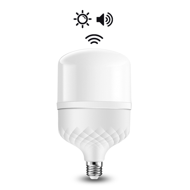 E27/B22 5W 7W 10W 20W 30W 40W Led Sensing Bulb Lighting Motion Sensor Smart Bulb Lamp Sound/Human radar LED Smart Light Bulb