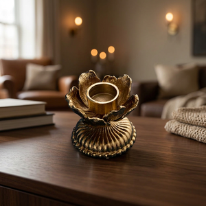Sacred Flame the Lotus Candle Holder Tranquil Lotus a Candle Holder for Peaceful Moments - Product Image 5
