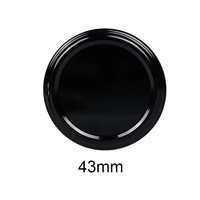 Bouteilles et bocaux en verre pour boissons de 43 mm avec impression personnalisée, couvercles en fer blanc de qualité alimentaire, étanches, fournis directement par l'usine