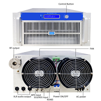 Émetteur FM de diffusion radio stéréo à semi-conducteurs 6KW (6000W) avec entrée MPX, kit d'équipement complet