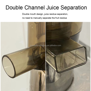 Máquina exprimidora lenta de prensa en frío de tolva ancha de alimentación automática de piña profesional de acero inoxidable de 1200W para uso comercial - Product Image 5