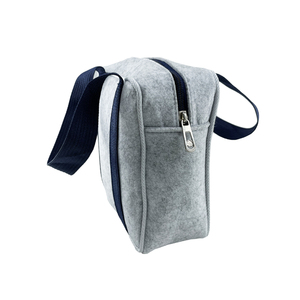 Lipstick Bag <b>Mirror</b> Portable Mini Cosmetic <b>Makeup</b> Organizer Pouch Women Travel-friendly <b>Light</b> Gray Storage Case - Product Image 2