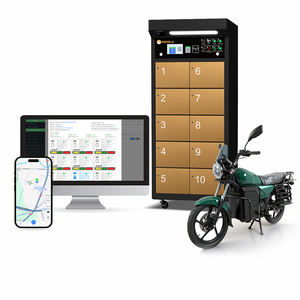 Estación <span class=keywords><strong>de</strong></span> Intercambio <span class=keywords><strong>de</strong></span> Baterías <span class=keywords><strong>de</strong></span> 10 Cabinas (Modelo Black Lightbox), Suplemento <span class=keywords><strong>de</strong></span> Energía Nocturno para Toda la Región en el Medio Oriente - Product Image 1