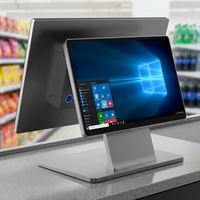 Ultra ince 15.6 inç NFC Kasiyer Sistemi POS Makinesi Yazarkasa Terminali Hepsi Bir Arada POS Sistemi Perakende Restoran SDK Yazılımı