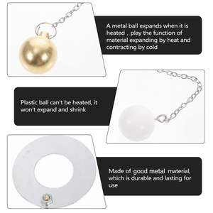 Instruments de mesure physiques Modèle éducatif Démonstrateur d'expansion et de contraction thermiques Expérience thermotique - Product Image 4