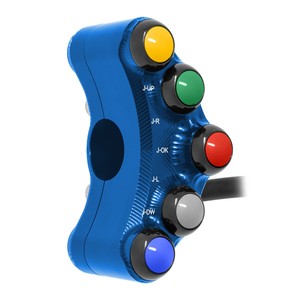 Interrupteur de guidon gauche pour Aprilia RSV4/RF/RR 2017/2020 (bleu) - Product Image 3