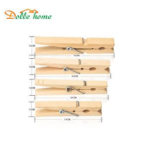 Pinces <span class=keywords><strong>à</strong></span> <span class=keywords><strong>linge</strong></span> en <span class=keywords><strong>bois</strong></span> miniatures de haute qualité, fabriquées en <span class=keywords><strong>bois</strong></span>, <span class=keywords><strong>à</strong></span> suspendre - Product Image 2