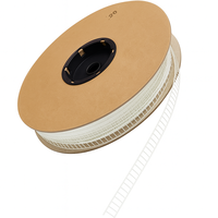 Agrafes élastiques durables Booster 15mm-30mm TPU Noir/Transparent, distance entre les aiguilles 6.4mm, rouleau, système VNS, emballage pour jouets