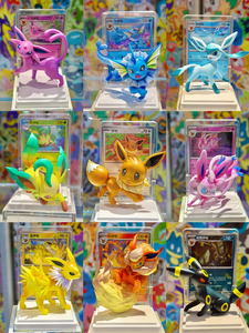 <span class=keywords><strong>Pokémon</strong></span> TCG Chinese Bringing Painted Dreams VOL3 Eeveelutions Figurine <span class=keywords><strong>Set</strong></span>, avec <span class=keywords><strong>carte</strong></span> promotionnelle et booster pack Terastal Gathering - Product Image 6