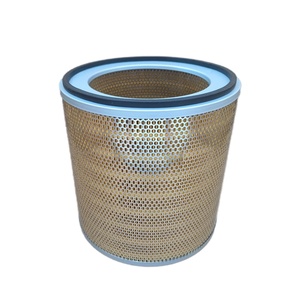 Élément de filtre à air pour compresseur d'air 1030097900, papier jaune perforé rond - Product Image 5