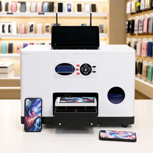 เครื่องพิมพ์เคสมือถือ UV ราคาโรงงาน Inkit รองรับ AI Wifi ออกแบบเองได้ สำหรับร้าน 3C - Product Image 1
