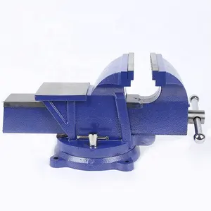 Heavy Duty Adjustable Bench Vise Cast Iron Bench Vise Vice with Swivel