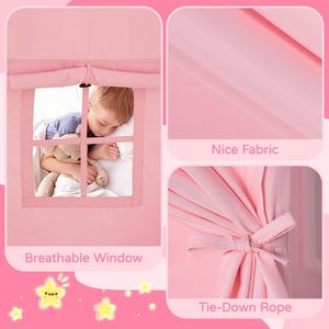 Grande tente pour enfants, maison de jeu pour bébé, tente de jeu pliable, château de princesse, tente de rêve pour chambre d'enfant, tente de princesse pour filles - Product Image 4