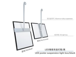 A1 A2 A3 A4 mở siêu mỏng hộp Đèn khung ảnh Áp phích nhôm <span class=keywords><strong>Snap</strong></span> Khung nhà hàng Bảng menu Temper Glass <span class=keywords><strong>LED</strong></span> hộp đèn - Product Image 3