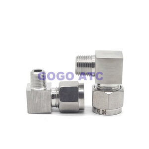 Raccord coudé GOGO en acier inoxydable de haute qualité pour tube rigide, filetage mâle 1/8, 1/4, 3/8, 1/2 pouce, filetage NPT ZG, 6, 8, 10, 12 mm - Product Image 5