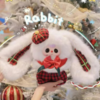 Boîte mystère en peluche officielle Baby Three 400% édition collector de Noël - Boîte mystère géante de 45 cm, cadeau de Noël authentique BB3