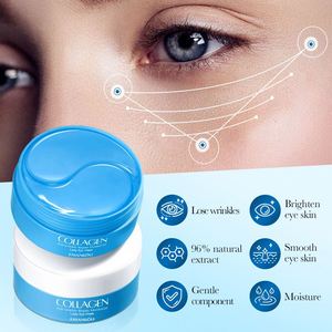 Bioaqua fayankou Hàn Quốc Vegan Collagen Mặt nạ mắt Hydrogel hòa tan dưỡng ẩm chống nhăn dưới mắt các bản vá lỗi cho quầng thâm - Product Image 2