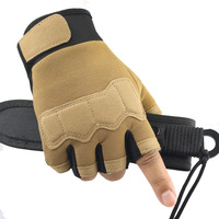 Guantes Tácticos para Tiro, Motociclismo, Escalada y Entrenamiento con Protección de Carcasa en Nudillos y Palma