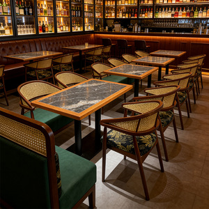 Juego de Muebles de <span class=keywords><strong>Restaurante</strong></span> Modernos de Lujo Ligero, Sofá de Espera, Mesa <span class=keywords><strong>y</strong></span> Sillas de Comedor para <span class=keywords><strong>Restaurante</strong></span> <span class=keywords><strong>y</strong></span> <span class=keywords><strong>Bares</strong></span> - Product Image 5