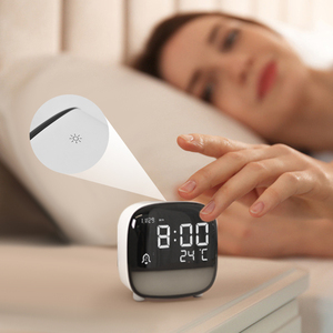 Biểu Tượng Tùy Chỉnh Trẻ Em Cạnh Giường Ngủ Thức Tỉnh Đèn Phòng Ngủ Đứng Bảng Trẻ Em Dễ Thương <span class=keywords><strong>Mini</strong></span> LED Kỹ Thuật Số Bàn Đồng Hồ Báo Thức Với Ánh Sáng Ban Đêm - Product Image 3