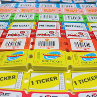 Carton de billet de rachat de machine de jeu d'arcade à double rouleau de papier 180g personnalisé