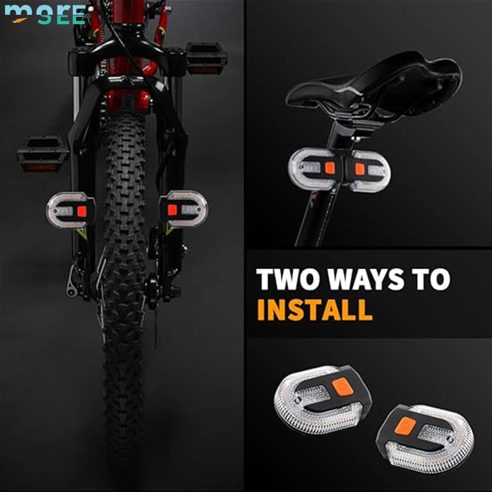 Clignotant de vélo - SALUTUYA - Feu Arrière - Rechargeable USB