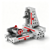 Centre d'usinage horizontal CNC 5 axes économique de précision YH6350IV pour composants structurels