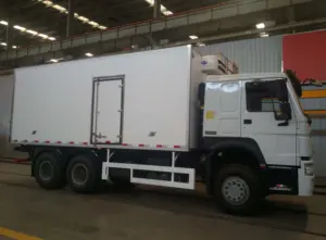 Caja de transporte de carne y comida para camión, contenedor de refrigeración de 6X4, congelador Tuck Reefer Van, termo King T800, 20-25T, a la venta