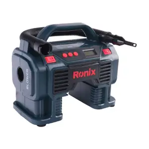 Ronix, OEM, venta al por mayor, 160PSI, 12V, portátil, digital, mini compresor, máquina para inflar neumáticos
