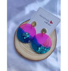 Stylish <b>Resin</b> Earrings Handmade Lightweight Design Perfect For Casual Wear Party Looks And Statement Fashion Accessories - Product Image 4