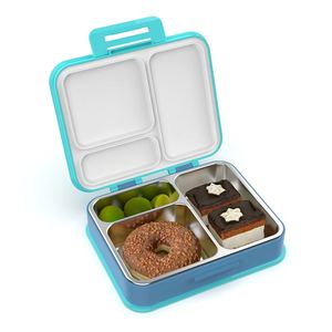 Aohea essenziale per il contenitore di stoccaggio pigro con sezioni BPA Free durevole scatola da pranzo in acciaio inossidabile per il pranzo scolastico - Product Image 6