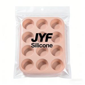 Molde de Silicona <span class=keywords><strong>para</strong></span> Muffins, 12 Tazas, Tamaño Completo, <span class=keywords><strong>Profesional</strong></span>, Antiadherente, Redondo, Reutilizable, Moldes <span class=keywords><strong>para</strong></span> Cupcakes, Bandeja <span class=keywords><strong>para</strong></span> Muffins - Product Image 4