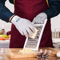 Gants résistants aux coupures, Protection de niveau 4 de qualité alimentaire, gants de sécurité résistants aux coupures dans la cuisine
