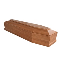 Ataúdes de Madera de Estilo Europeo para Adultos, de Alta Calidad, al por Mayor, de Madera Maciza Natural, Biodegradables y Ecológicos, con Terciopelo para Cenizas