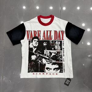 T-shirts pour hommes VARE ALL DAY, manches courtes, haute qualité, délavés à l'acide, avec strass, de marques, vente <span class=keywords><strong>en</strong></span> gros, offre spéciale - Product Image 1