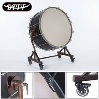 DFTF Fabricant Professionnel Batterie de Tambours de Concert 40 Pouces avec Caisse Claire Symphonie, Peinture Haute Brillance, Support Rotatif à 360°, pour Spectacles et Performances en Bois