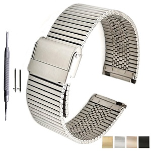 Correa de Reloj de Acero Inoxidable de 20 mm y 22 mm de Liberación Rápida, Correa de Reloj de Lujo <span class=keywords><strong>para</strong></span> Hombre y <span class=keywords><strong>Mujer</strong></span>, Accesorios <span class=keywords><strong>para</strong></span> Relojes Inteligentes, Somiis - Product Image 2