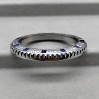 Montre en diamant au design personnalisé, 40 mm, montre en moissanite CZ, lunette pour les pièces de montres de marque