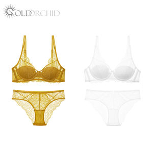 Conjunto de Lencería Sexy para Mujer, Brasier y Bragas Amarillos, Fotos en Venta - Product Image 5