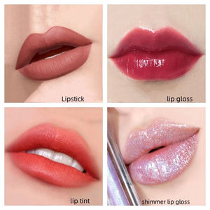 Nhãn Hiệu Riêng Màu Đen Hộp Màu Hồng Không Thấm Nước Lip Kit Lâu Dài Lip Mỹ Phẩm 2 Trong 1 Trang Điểm Matte Son Môi Lỏng Lip Lót Kit - Product Image 5