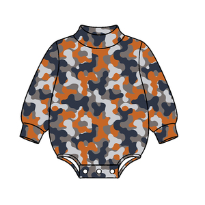 Preorder Toddler Hunting Season Camouflage Print Baby Boys Clothes Infant <b>Bubble</b> Romper Wholesale Baby Clothing New Designs - Product Image 4
