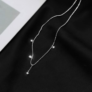 Teardrop Tassel Necklace For Women 2023 Trendy Clavicle Chain Light Luxury Accessory Party Jewelry - Product Image 3