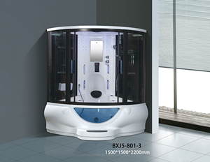 Cuarto <span class=keywords><strong>de</strong></span> baño <span class=keywords><strong>de</strong></span> ABS para dos personas <span class=keywords><strong>con</strong></span> marco <span class=keywords><strong>de</strong></span> aluminio en forma <span class=keywords><strong>de</strong></span> abanico curvo Bañera <span class=keywords><strong>de</strong></span> baño <span class=keywords><strong>de</strong></span> vapor general para baños <span class=keywords><strong>de</strong></span> espacio pequeño - Product Image 5