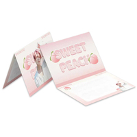 Carte de vœux pliable personnalisée DIY, grand format, en carton épais pour album, scrapbooking et emballage cadeau, impression offset