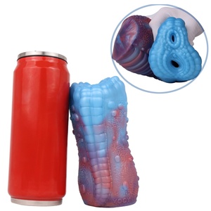 Masturbador Masculino de Silicona Líquida Platino YOCY, Copa de Avión de Doble Orificio, Juguetes Sexuales para Masturbación Masculina - Product Image 1