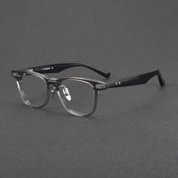 NP752 Monture optique en acétate Lunettes optiques de haute qualité pour hommes et femmes adultes Monture de lunettes à noyau de fil de titane