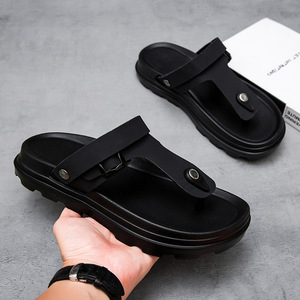 Sandalias de Playa con Punta Abierta para Hombre, Estilo Vintage, Verano 2025, Nuevas, Modernas, Casuales, Combinan con Todo, Suela Gruesa - Product Image 6