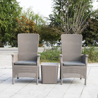 En plein air meubles en rotin en plastique pliable loisirs jardin café fauteuil chaise